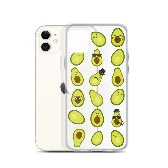 'Avocado' Transparent iPhone Case
