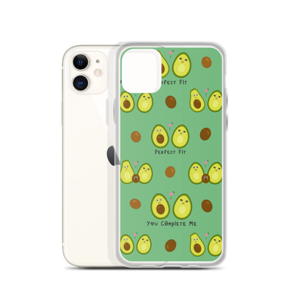 'Perfect Fit Avocado' iPhone Case