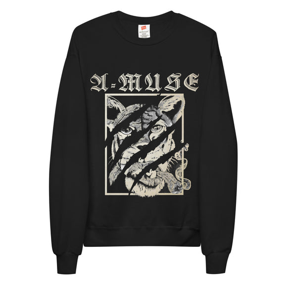 'A-Muse' Unisex fleece sweatshirt