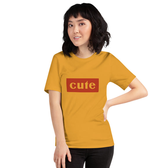 'Cute' Short-Sleeve Unisex T-Shirt