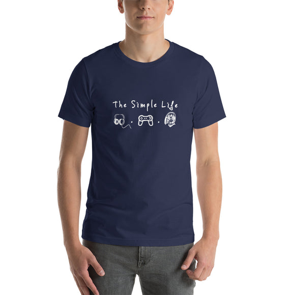 'The Simple Life' Gaming Short-Sleeve Unisex T-Shirt